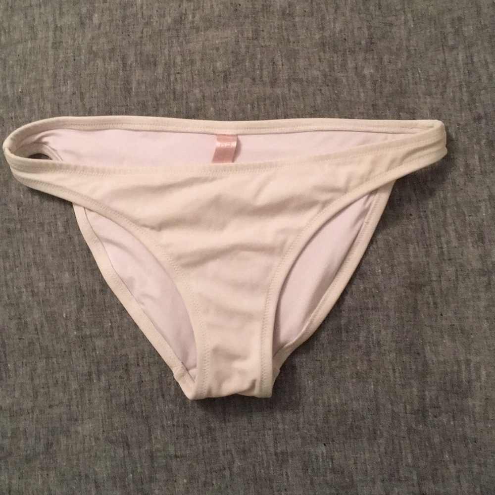 Victoria Secret White Bikini Bottoms